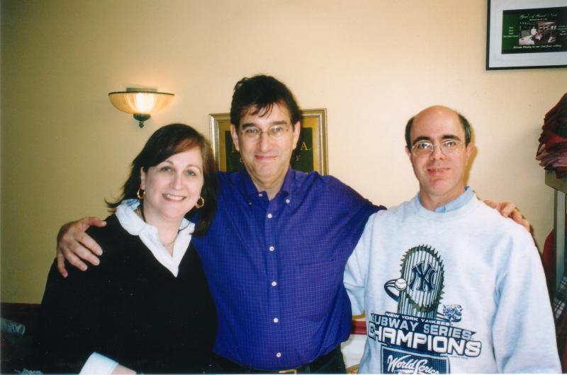 Bonnie Cohen, David Zale & Myself at the Pizza Party 2003